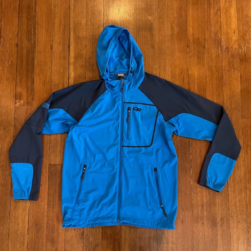 Men's Outdoor Research (OR) Lightweight Hooded Jacket - Size Medium